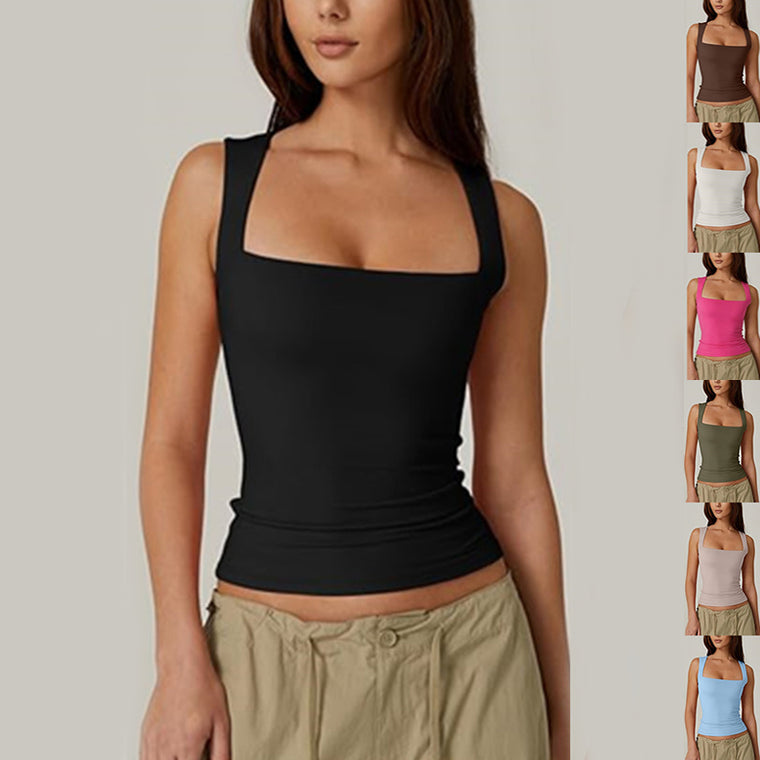 Cototina Square-Neck Sculpt Tank